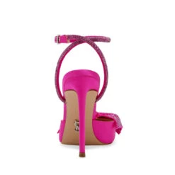 Steve Madden VINCENTIA FUSCHIA SATIN -Steve Madden Store STEVEMADDEN SHOES VINCENTIA FUSCHIASATIN BACK