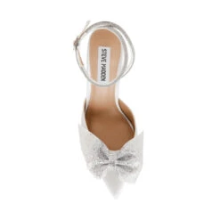 Steve Madden VINCENTIA IVORY SATIN -Steve Madden Store STEVEMADDEN SHOES VINCENTIA IVORYSATIN TOP