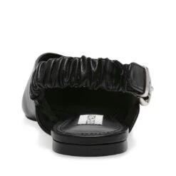 Steve Madden ZETA BLACK LEATHER -Steve Madden Store STEVEMADDEN SHOES ZETA BLACKLEATHER BACK SMECOMM