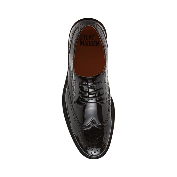 Steve Madden MAYOR-N BLACK LEATHER 6 Steve Madden MAYOR-N BLACK LEATHER - Image 4