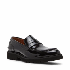 Steve Madden MAISONN BLACK LEATHER